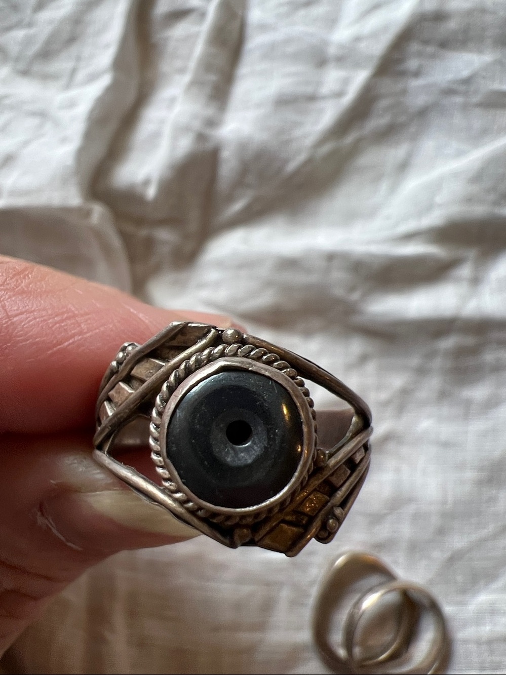 3 Vintage Sterling Silver rings for repair - Picture 6 of 8